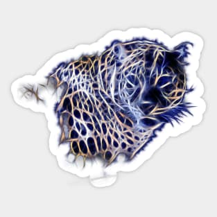 Leopard Big Cat Spiritual Sticker